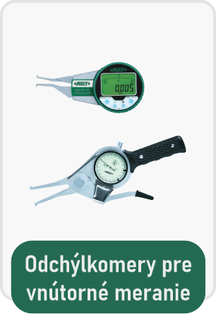 Odchylkomery pre vnutorne meranie